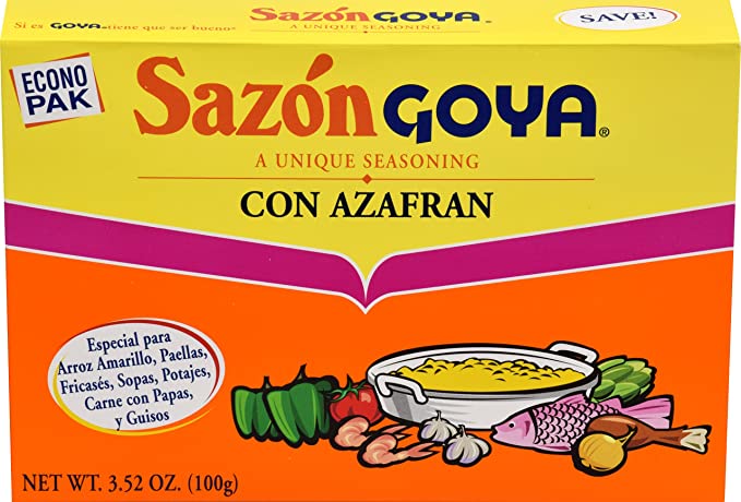 SAZON GOYA CON AZAFRAN