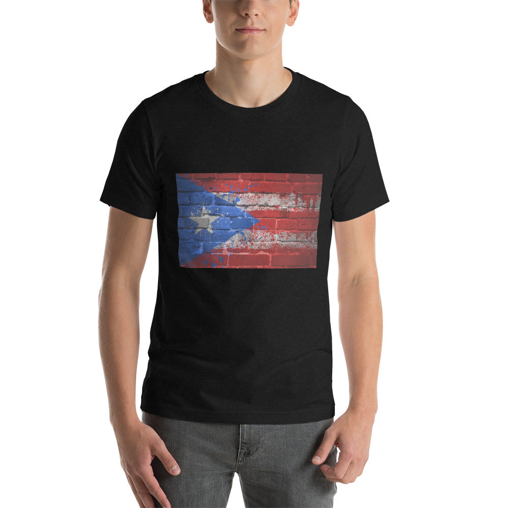 Short-Sleeve Unisex T-Shirt (BRICK FLAG)