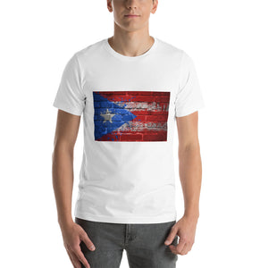Short-Sleeve Unisex T-Shirt (BRICK FLAG)